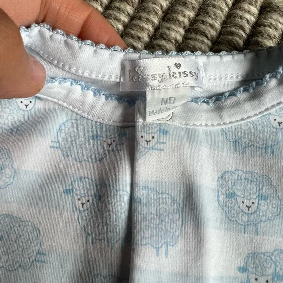 Kissy Kissy NB Lamb Footie 🐑 - Picture 2 of 3